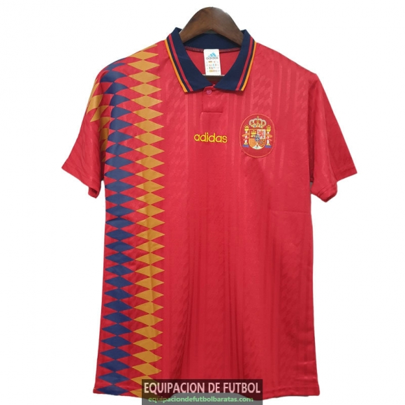 Camiseta Espana Retro Primera Equipacion 1994 1995