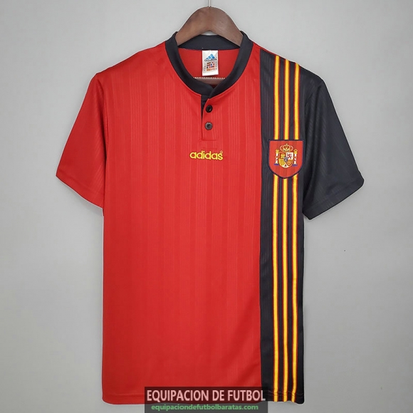 Camiseta Espana Retro Primera Equipacion 1996/1997