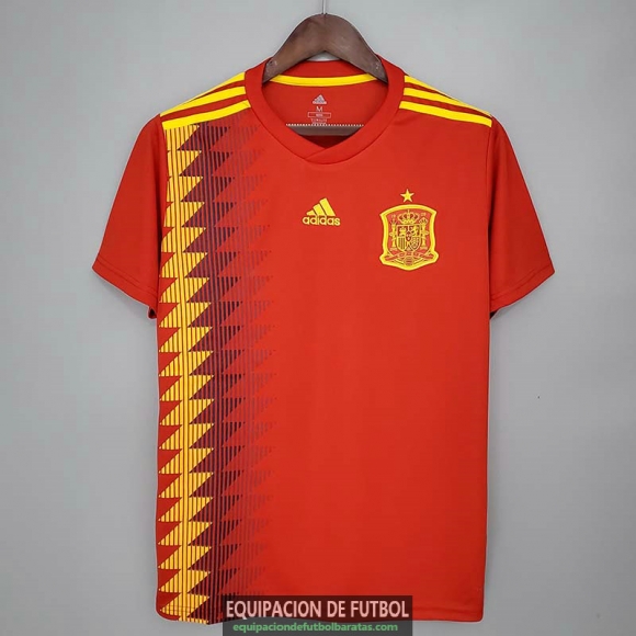 Camiseta Espana Retro Primera Equipacion 2014/2015