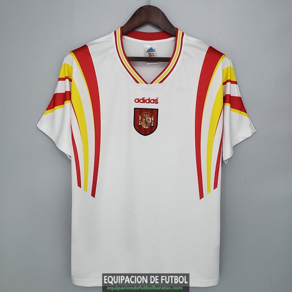 Camiseta Espana Retro Segunda Equipacion 1996/1997