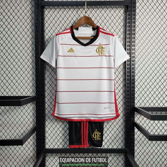 Camiseta Flamengo Ninos Segunda Equipacion 2023/2024