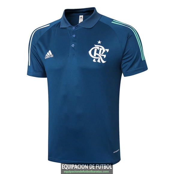 Camiseta Flamengo Polo Blue 2020-2021