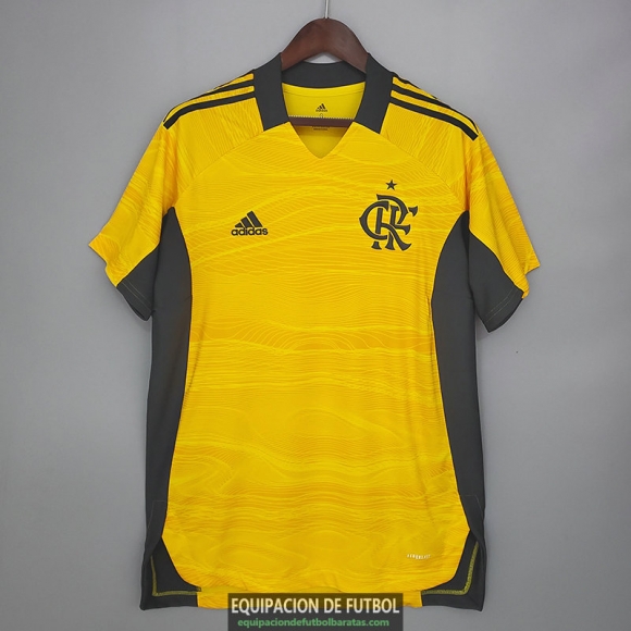 Camiseta Flamengo Portero Yellow 2021/2022