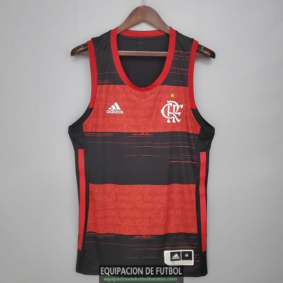 Camiseta Flamengo Vest Red Black 2021/2022