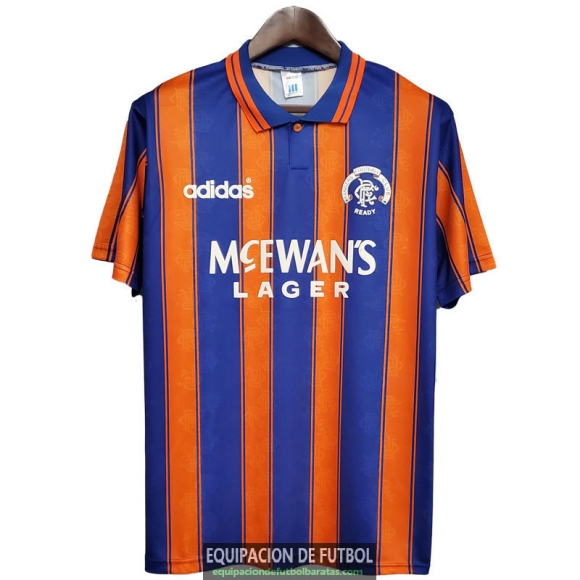 Camiseta Glasgow Rangers Retro Segunda Equipacion 1993/1994