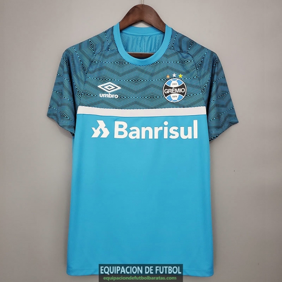 Camiseta Gremio Training Blue White 2021/2022