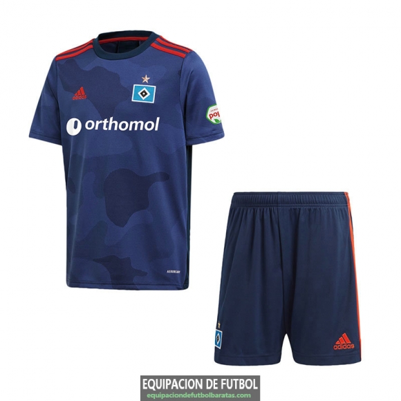 Camiseta Hamburgo S.V. Ninos Segunda Equipacion 2020/2021