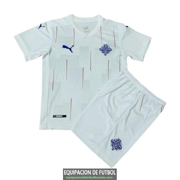 Camiseta Islandia Ninos Segunda Equipacion 2020/2021