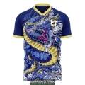 Camiseta Japon Dragon Blue 2024/2025