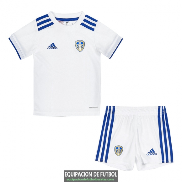 Camiseta Leeds United Ninos Primera Equipacion 2020-2021