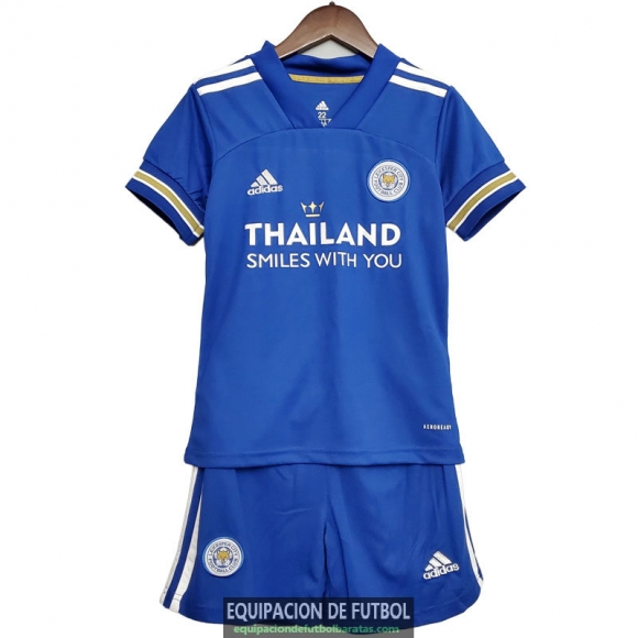 Camiseta Leicester City Ninos Primera Equipacion 2020-2021