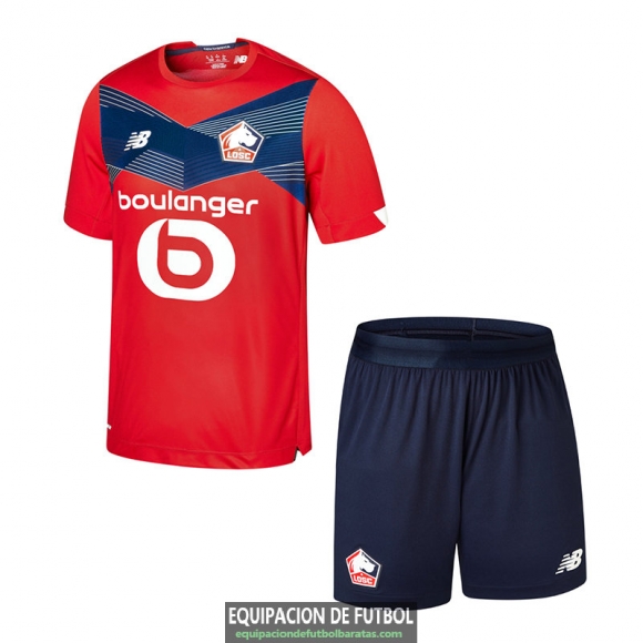 Camiseta Lille OSC Ninos Primera Equipacion 2020-2021