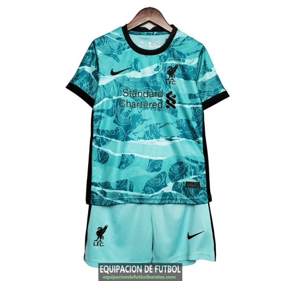 Camiseta Liverpool Ninos Segunda Equipacion 2020-2021