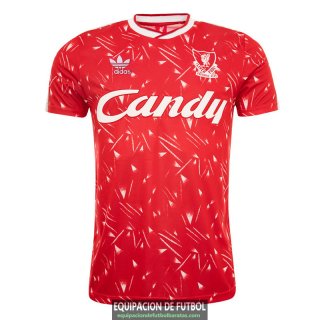 Camiseta Liverpool Primera Equipacion 1989 1990