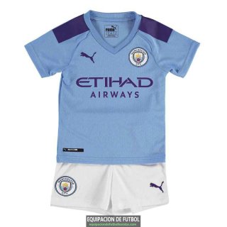 Camiseta Manchester City Ninos Primera Equipacion 2019-2020