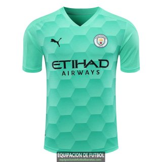 Camiseta Manchester City Portero Green 2020/2021