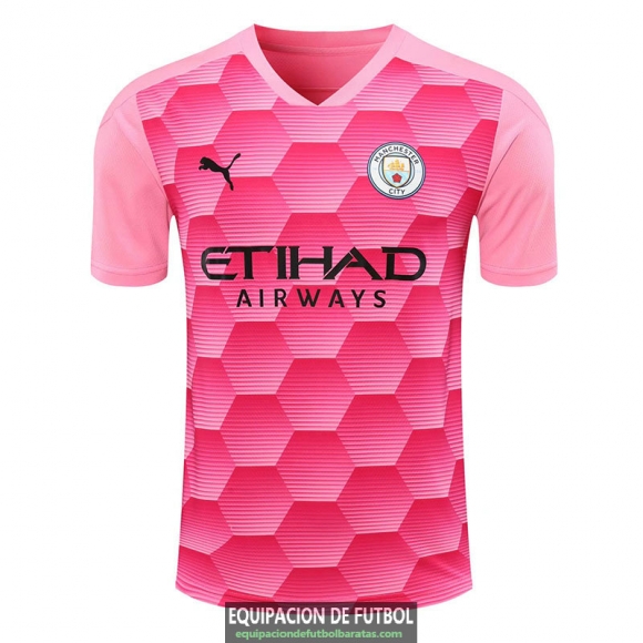 Camiseta Manchester City Portero Pink 2020/2021