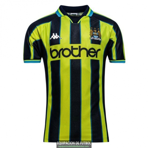 Camiseta Manchester City Retro Primera Equipacion 1998 1999