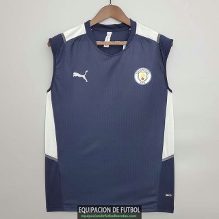 Camiseta Manchester City Vest Training Royal Blue 2021/2022