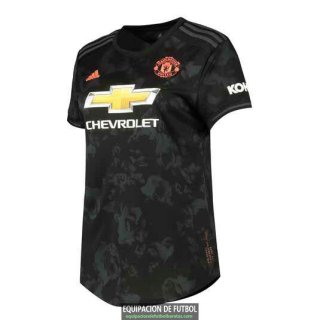 Camiseta Manchester United Camiseta Mujer Tercera Equipacion 2019-2020