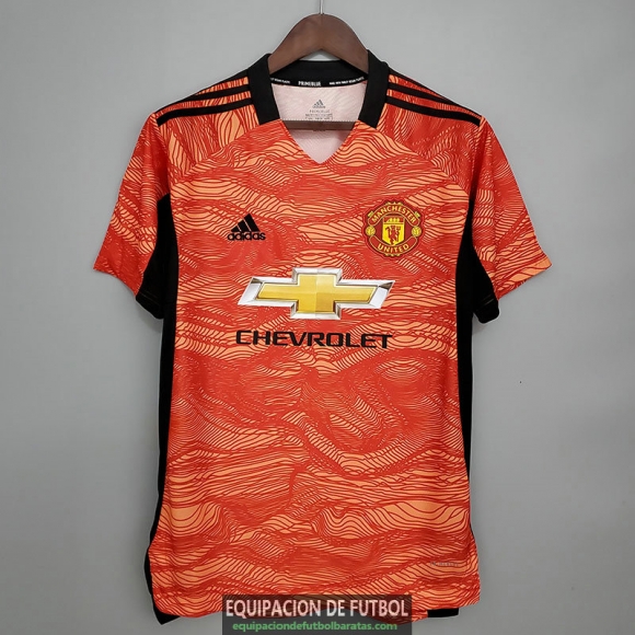 Camiseta Manchester United Portero Orange 2021/2022