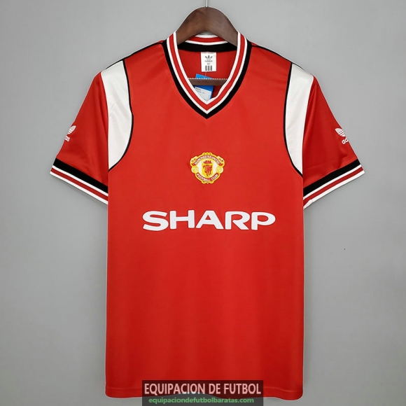 Camiseta Manchester United Retro Primera Equipacion 1985/1986