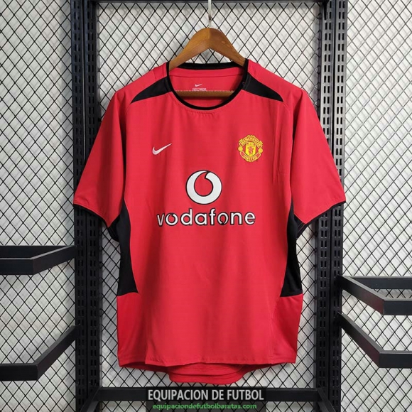 Camiseta Manchester United Retro Primera Equipacion 2002/2004