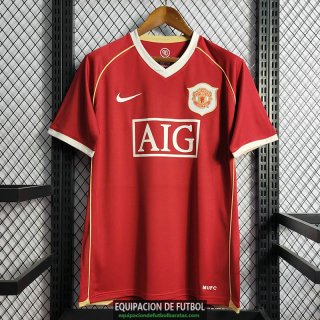 Camiseta Manchester United Retro Primera Equipacion 2006 2007