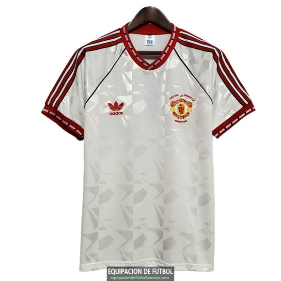 Camiseta Manchester United Retro Segunda Equipacion 1991 1992