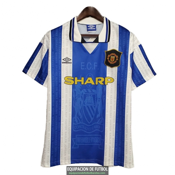 Camiseta Manchester United Retro Segunda Equipacion 1994 1996