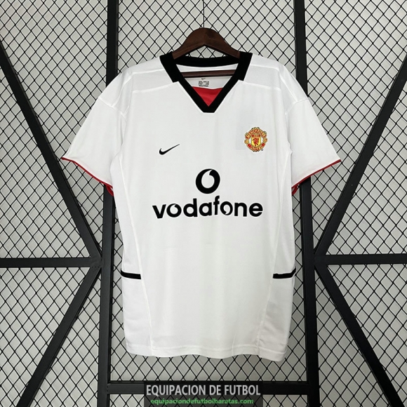 Camiseta Manchester United Retro Segunda Equipacion 2002/2003