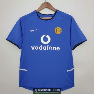 Camiseta Manchester United Retro Segunda Equipacion 2002/2004