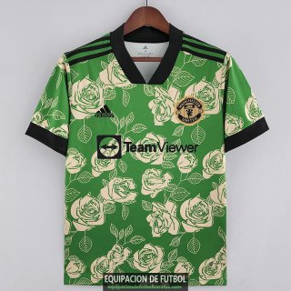 Camiseta Manchester United Rose Edition Green 2022/2023