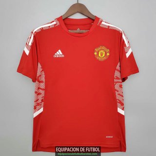 Camiseta Manchester United Training Red III 2021/2022