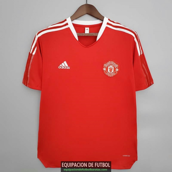 Camiseta Manchester United Training Red IV 2021/2022