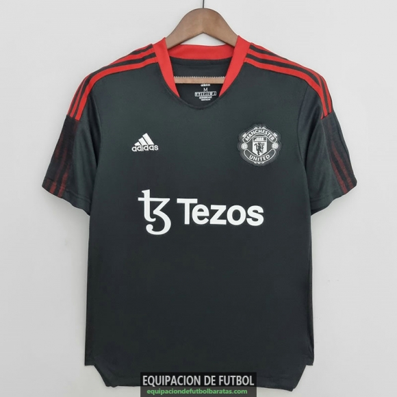 Camiseta Manchester United Training Suit Black II 2022/2023