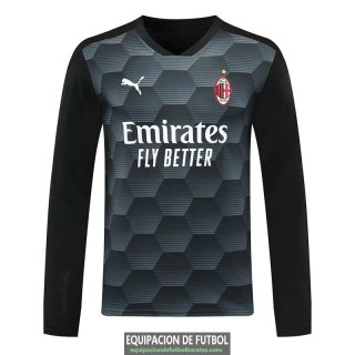 Camiseta Manga Larga AC Milan Portero Black 2020/2021