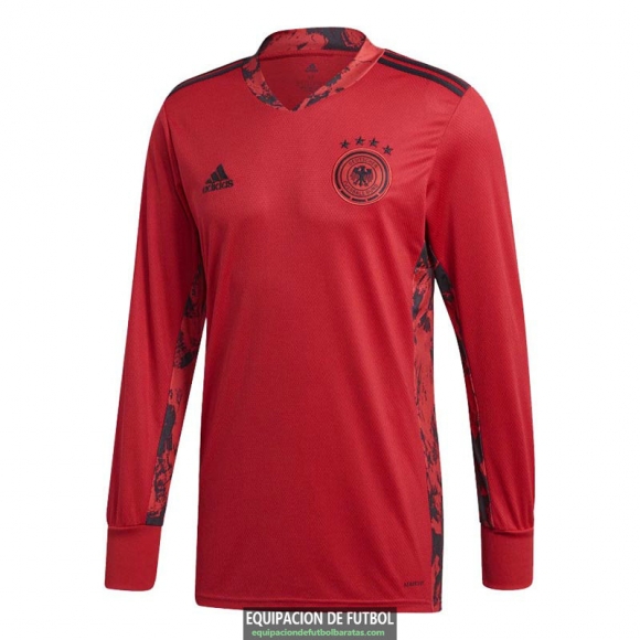 Camiseta Manga Larga Alemania Portero Red 2020-2021