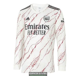 Camiseta Manga Larga Arsenal Segunda Equipacion 2020-2021