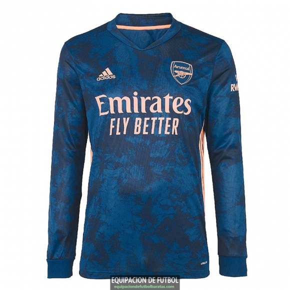 Camiseta Manga Larga Arsenal Tercera Equipacion 2020-2021