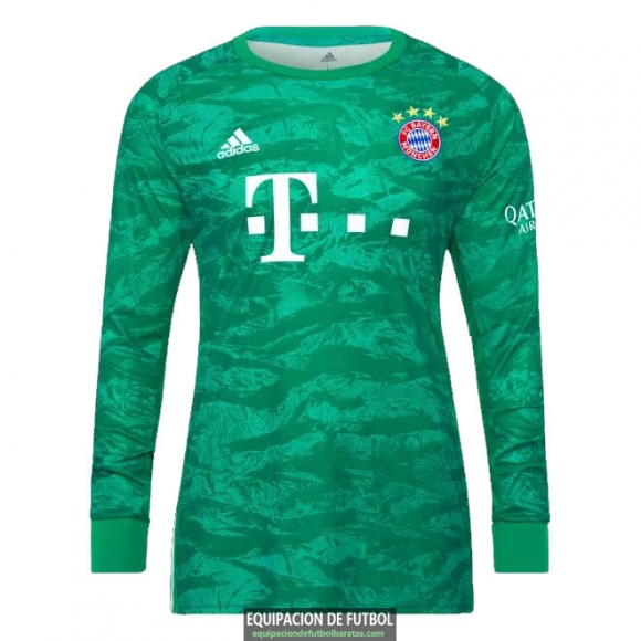 Camiseta Manga Larga Bayern Munich Primera Equipacion Portero 2019-2020