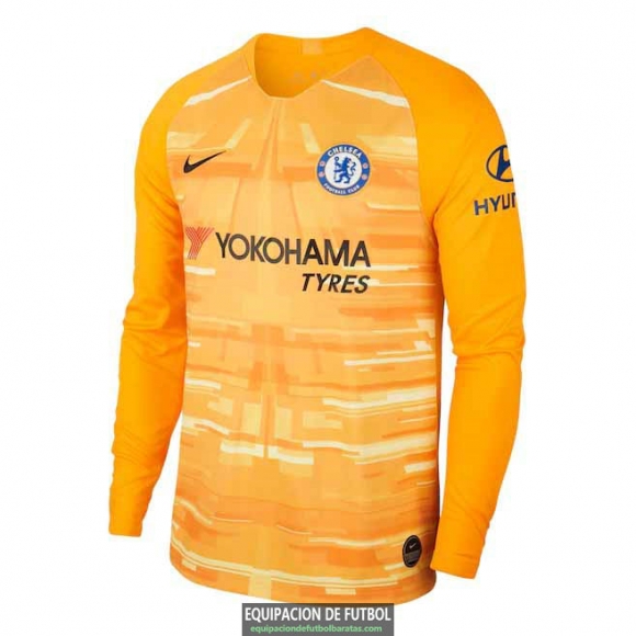 Camiseta Manga Larga Chelsea Yellow Portero 2019-2020