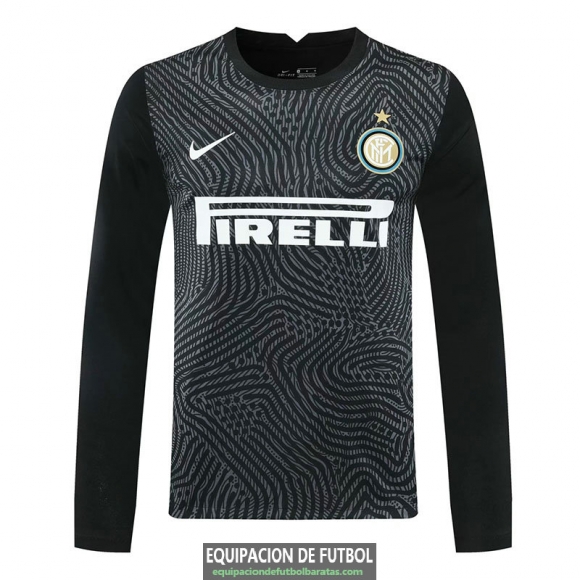 Camiseta Manga Larga Inter Milan Portero Black 2020/2021