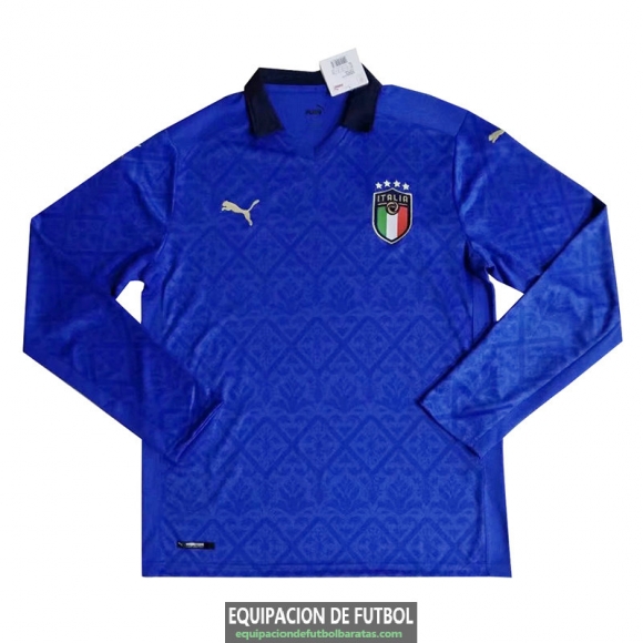 Camiseta Manga Larga Italia Primera Equipacion 2020/2021