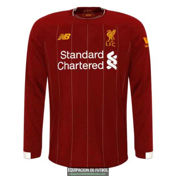 Camiseta Manga Larga Liverpool Primera Equipacion 2019-2020