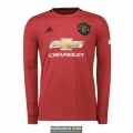 Camiseta Manga Larga Manchester United Primera Equipacion 2019-2020