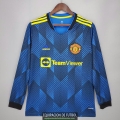 Camiseta Manga Larga Manchester United Segunda Equipacion 2021/2022