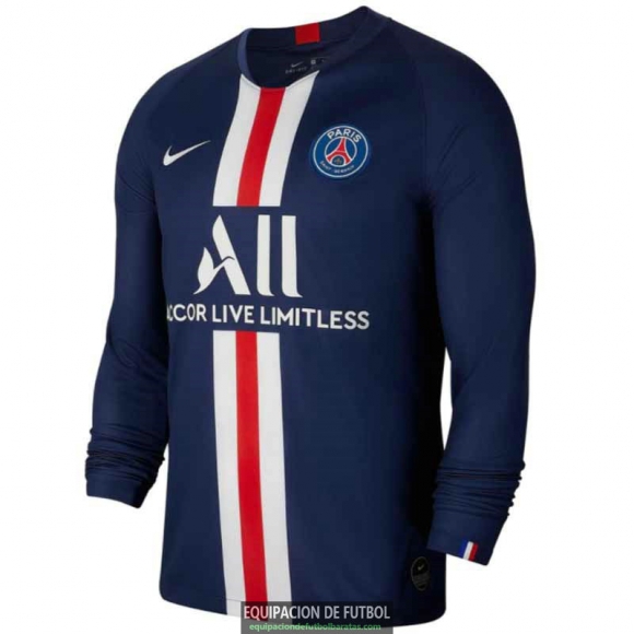 Camiseta Manga Larga PSG Primera Equipacion 2019-2020