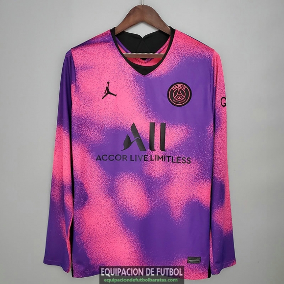 Camiseta Manga Larga PSG x Jordan Fourth 2020/2021