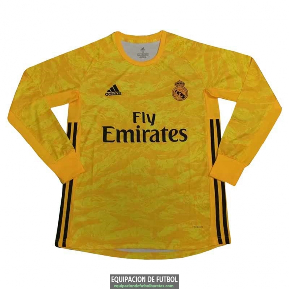 Camiseta Manga Larga Real Madrid Primera Equipacion Portero 2019-2020